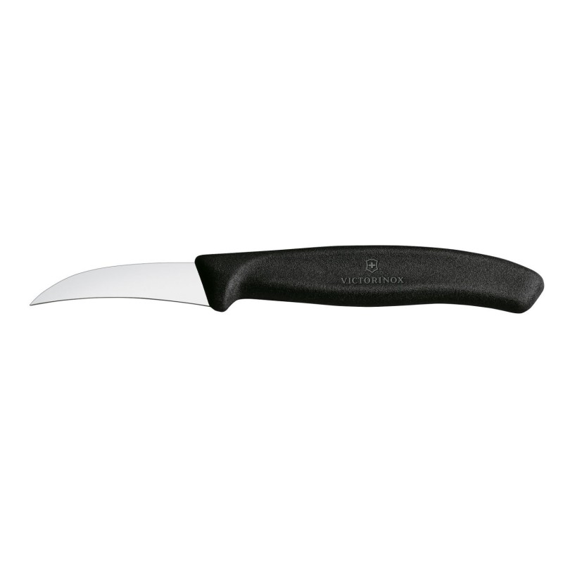 Lenktas daržovių peilis, Victorinox, Juodas, (L)162mm