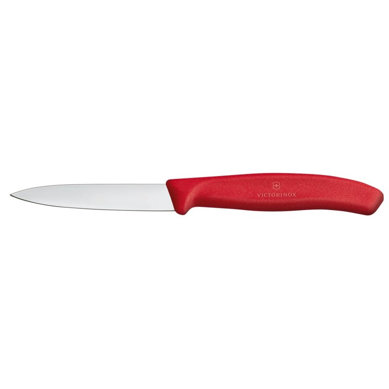 Daržovių peilis lygus, Victorinox, Raudona, (L)190mm
