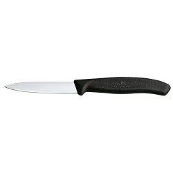 Daržovių peilis lygus, Victorinox, Juodas, (L)190mm