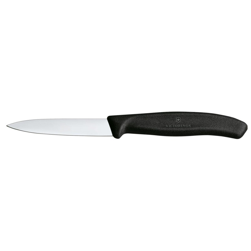 Daržovių peilis lygus, Victorinox, Juodas, (L)190mm