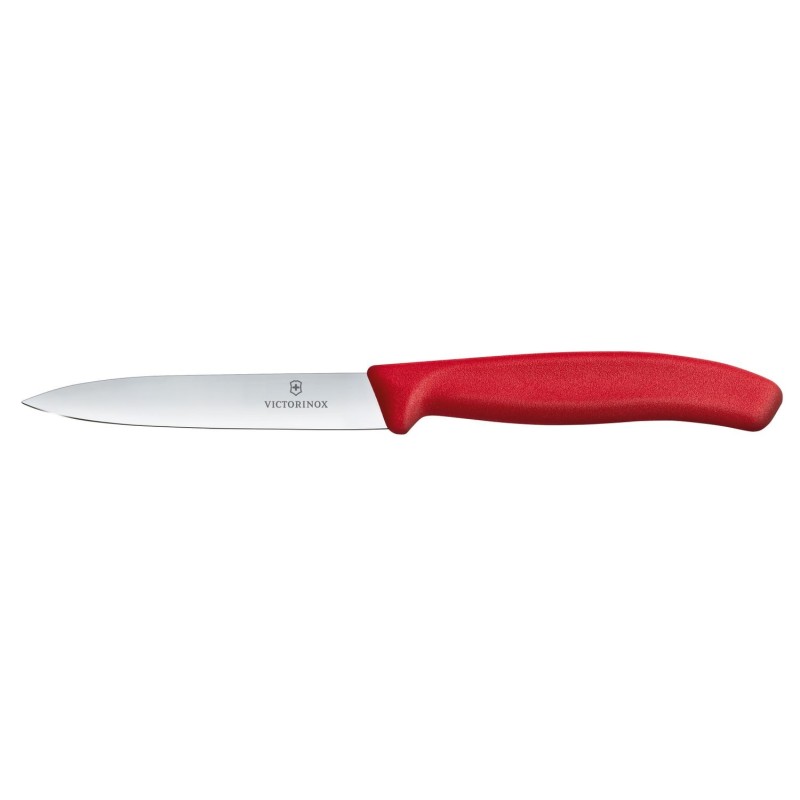 Daržovių peilis lygus, Victorinox, Raudona, (L)212mm