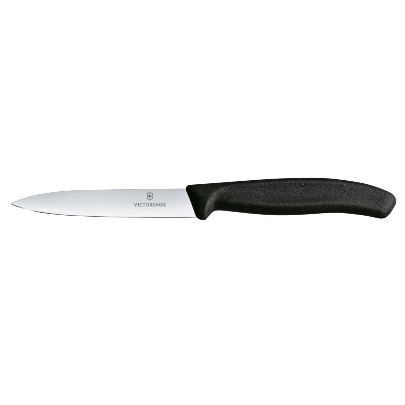 Daržovių peilis lygus, Victorinox, Juodas, (L)212mm