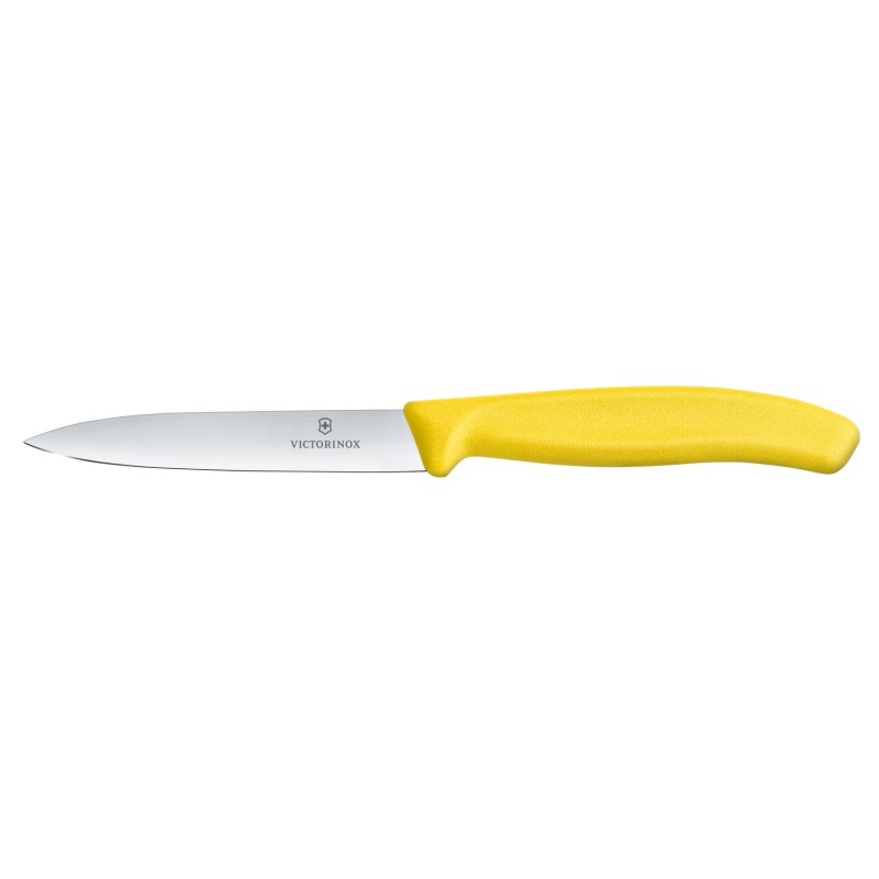 Daržovių peilis lygus, Victorinox, Geltonas, (L)212mm