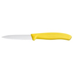 Dantytas daržovių peilis, Victorinox, Geltonas, (L)190mm