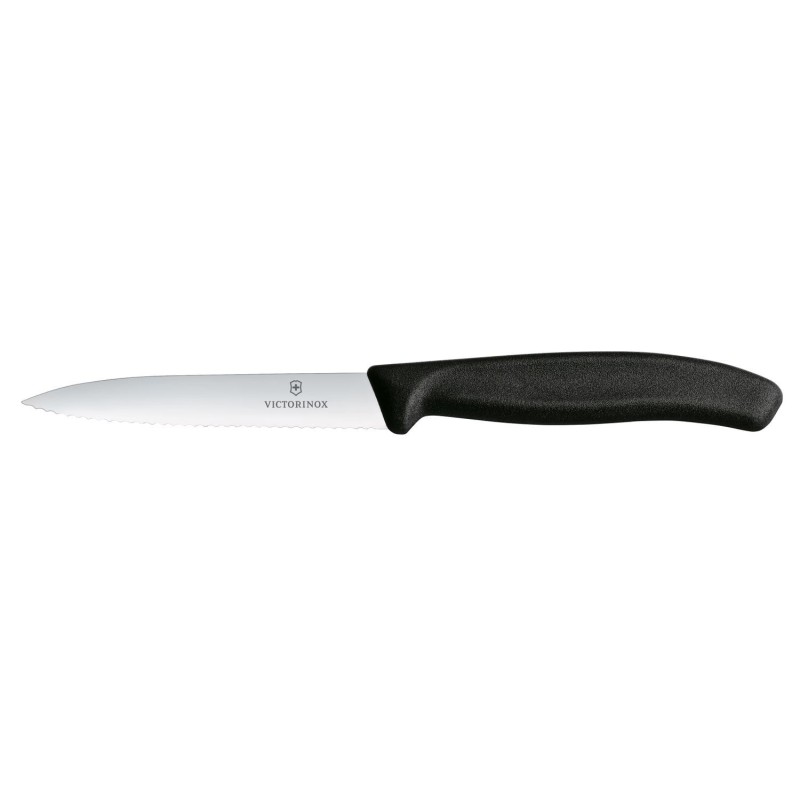 Dantytas daržovių peilis, Victorinox, Juodas, (L)212mm