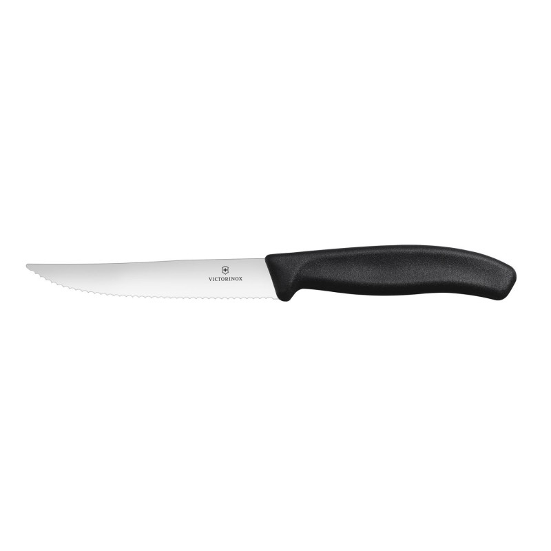 Kepsnių ir picos peilis, Victorinox, Juodas, 2 vnt., (L)232mm