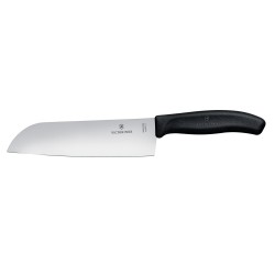 Santoku peilis „Granton“ kraštu, Victorinox, Juodas, (L)298mm