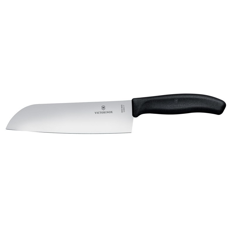 Santoku peilis „Granton“ kraštu, Victorinox, Juodas, (L)298mm