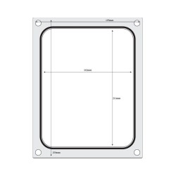Matrica užlydymo aparatui, HENDI, talpykla 227x178 mm