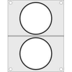 Matrica užlydymo aparatui, HENDI, 2x talpykla sriubai ø115 mm