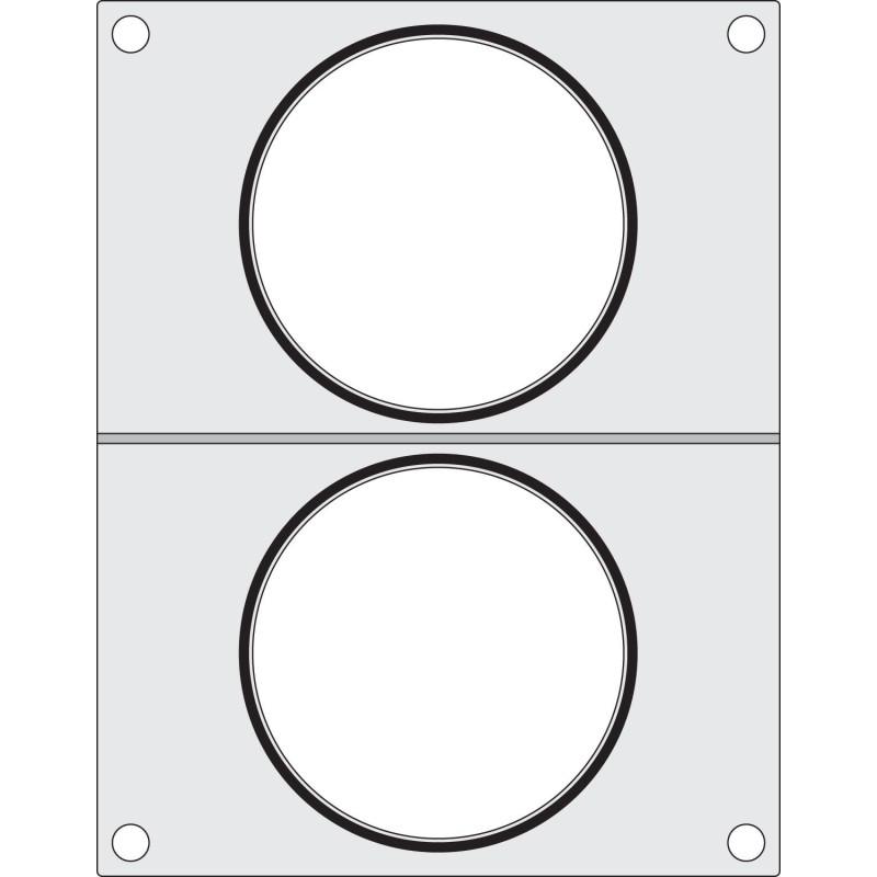 Matrica užlydymo aparatui, HENDI, 2x talpykla sriubai ø115 mm