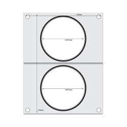 Matrica užlydymo aparatui, HENDI, 2x talpykla sriubai ø115 mm