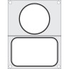 Matrica užlydymo aparatui, HENDI, 2 talpyklos: 1x 178x113 mm + 1x ø115 mm