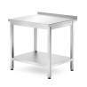 Sieninis stalas su lentyna – surenkamas, gylis 700 mm, HENDI, Profi Line, 800x700x(H)850mm