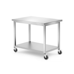 Transportavimo stalas su lentyna – surenkamas, HENDI, Kitchen Line, 1000x700x(H)850mm