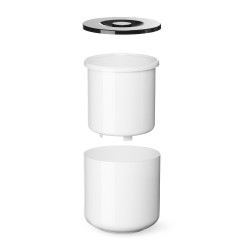 Ledo konteineris, BarUp, 5L, Balta, ⌀190x(H)200mm