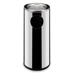 Šiukšliadėžė su pelenine, HENDI, 33L, ⌀240x(H)660mm