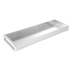 Skarda konditerinėn aliuminė, uždaroma 580x200x(H)50mm