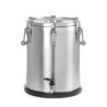 Termosas maisto transportavimui su čiaupu, HENDI, Profi Line, 25L, Sidabro, ⌀330x(H)430mm