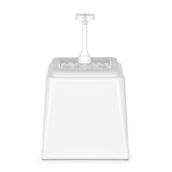 Dozatorius padažams su pompa 2,5l baltas