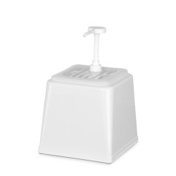 Dozatorius padažams su pompa 2,5l baltas