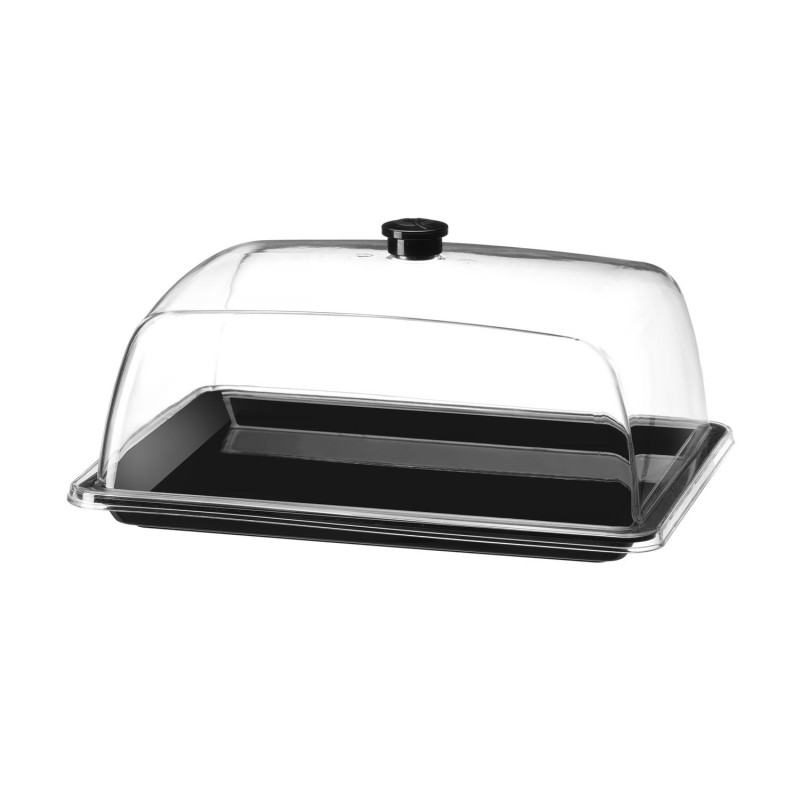 Padėklas su dangčiu stačiakampis 335x275x165mm
