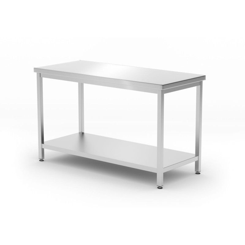Stalas n.pl. su lentyna be bortelio 1200x600x850mm