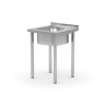 Stalas n.pl. su plautuve 600x600x850mm