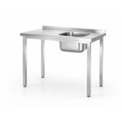Stalas n.pl. su plautuve 1000x600x850mm