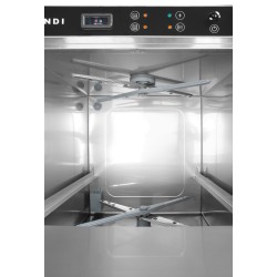 Indaplovė 50 x 50 – rankinis valdymas, HENDI, Budget Line, su ploviklio dozatoriumi, 230V/3600W, 600x570x(H)830mm