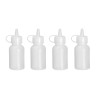 Mini padažų dozatorius – 4 vnt. rinkinys., HENDI, 0,03L, Permatomas, ⌀30x(H)85mm