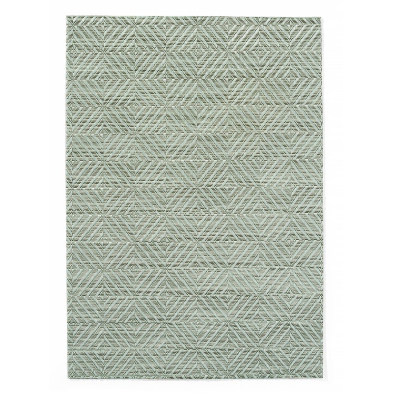 Stalo kilimėlis, geometrinis raštas – rinkinys, HENDI, Žalia, 6 vnt., 450x300mm