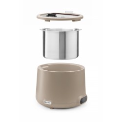 Sriubos puodas UNIQ, HENDI, designed by Robert Bronwasser, 8L, Smėlio spalvos, 230V/500W, ⌀365x(H)325mm