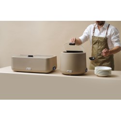 Sriubos puodas UNIQ, HENDI, designed by Robert Bronwasser, 8L, Smėlio spalvos, 230V/500W, ⌀365x(H)325mm