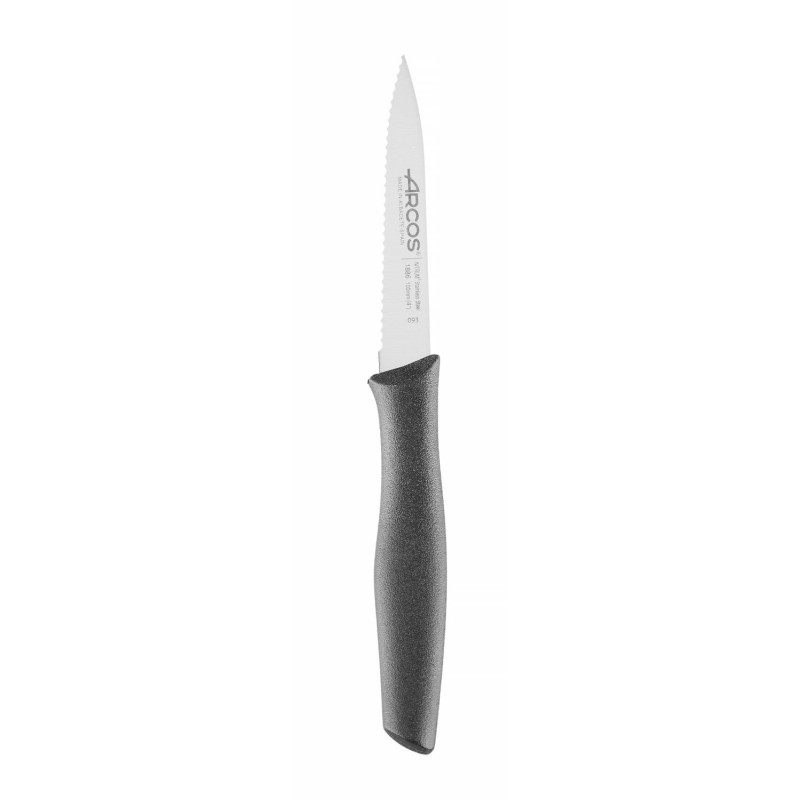 Lupimo peilis, smailus, dantytas, NOVA serija, Arcos, NOVA, Juodas, (L)211mm, Serrato