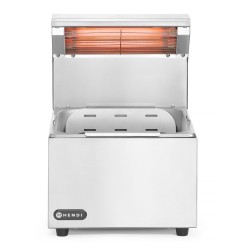 Prancūziškų bulvyčių šildytuvas, HENDI, GN 1/2, 230V/400W, 357x267x(H)376mm