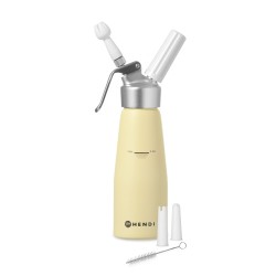 Grietinėlės plakiklis, HENDI, 0,5L, Pastelinė geltona, ⌀80x(H)260mm