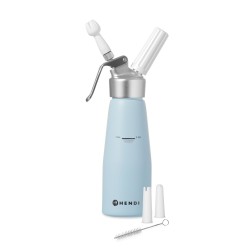 Grietinėlės plakiklis, HENDI, 0,5L, Pastelinė mėlyna, ⌀80x(H)260mm