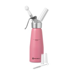 Grietinėlės plakiklis, HENDI, 0,5L, Pastelinė rožinė, ⌀80x(H)260mm