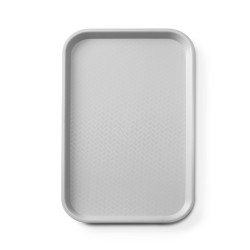 Padėklas 530x325x20mm pilkas