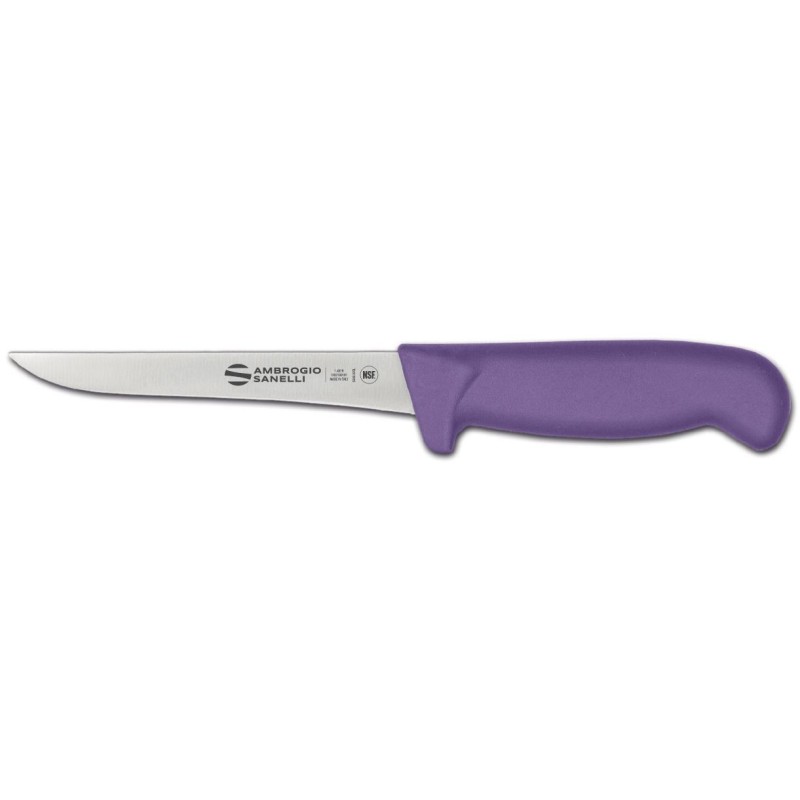 Peilis 140mm violetine rankena