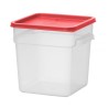 Maisto indas su matavimo skalė, HENDI, 7,6L, 235x235x(H)230mm