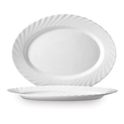 Ovalo formos lėkštė Trianon, Arcoroc, 290 mm, Balta, 290x214x(H)22mm