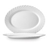 Ovalo formos lėkštė Trianon, Arcoroc, 290 mm, Balta, 290x214x(H)22mm