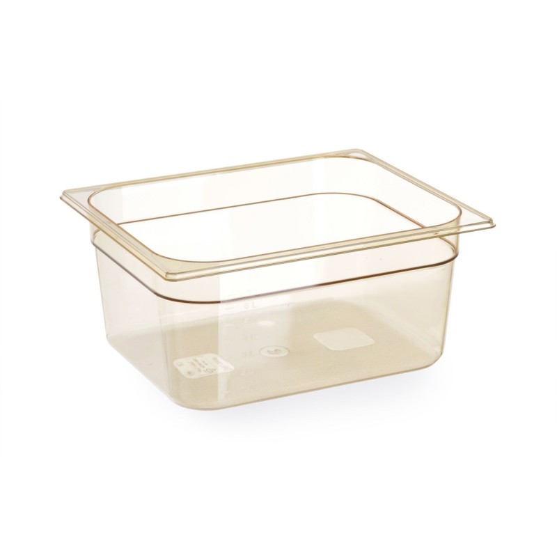 Gastro talpa GN 1/2 iš grilamido aukštai temperatūrai, HENDI, GN 1/2, 4L, Permatomas, 325x265x(H)65mm