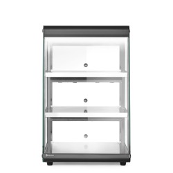 Šildoma vitrina su 3 lentynom, HENDI, Juodas, 230V/500W, 472x447x(H)775mm