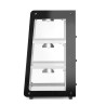 Šildoma vitrina su 3 lentynom, HENDI, Juodas, 230V/500W, 472x447x(H)775mm