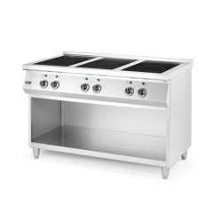 Indukcinė viryklė 6 kaitviečių, HENDI, 400V/25500W, 1200x700x(H)890mm