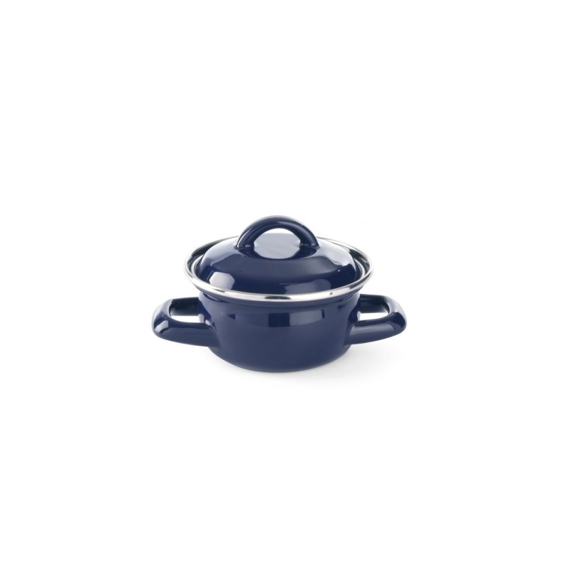 Sriubų ir padažų puodas su dangčiu, HENDI, 0,3L, Mėlynas, ⌀115x(H)90mm