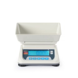 LCD virtuvinės svarstyklės su legalizacija, ECO+ linija, TEM, 255x264x(H)189mm